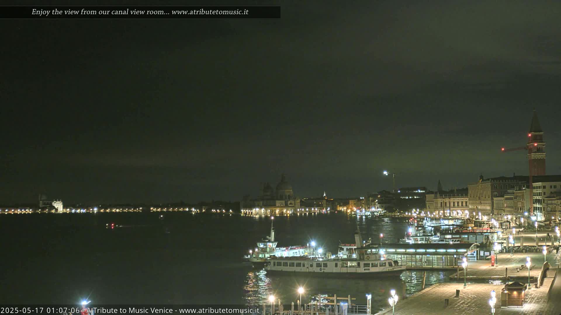  Venice City Live Cam from St. Mark's Basin - Veneto, Italy