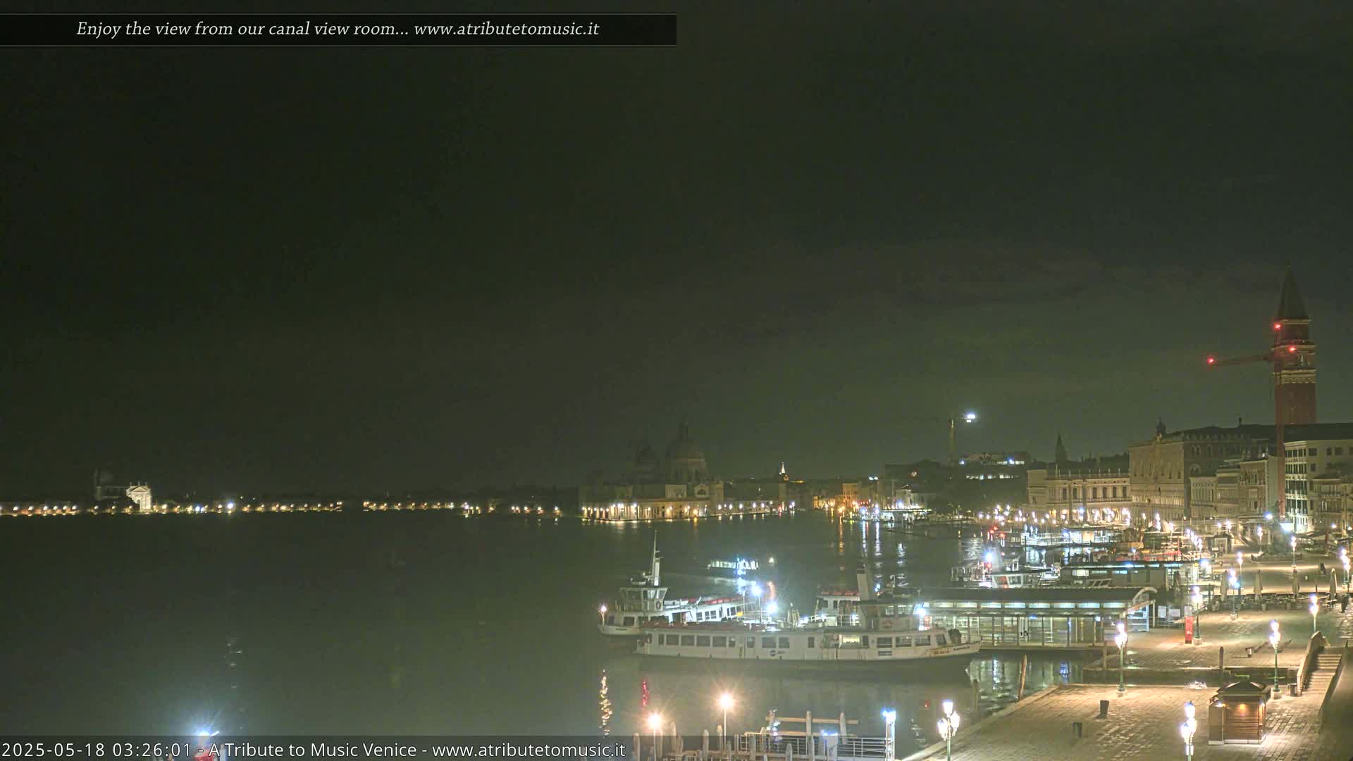  Venice City Live Cam from St. Mark's Basin - Veneto, Italy