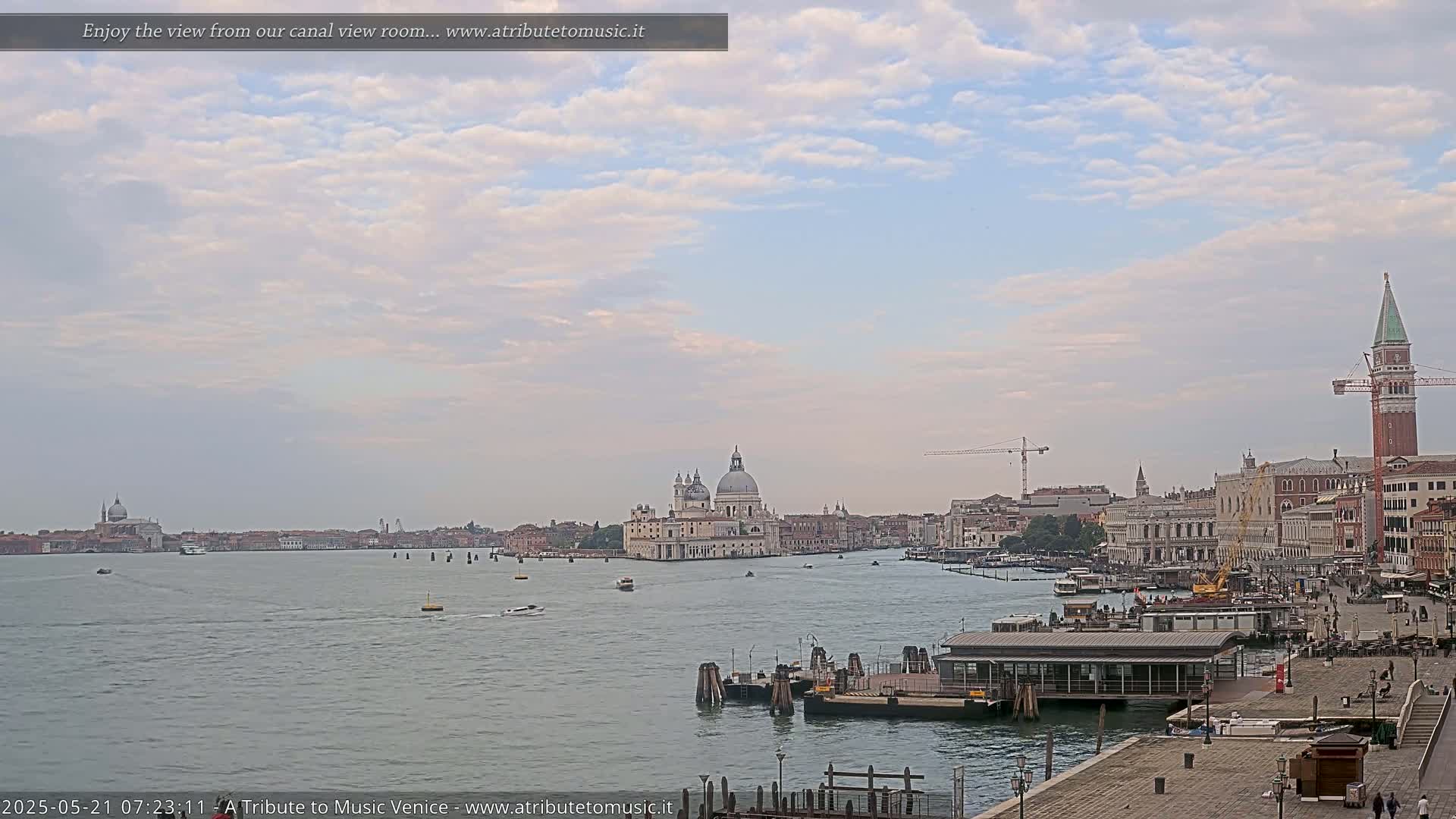  Venice City Live Cam from St. Mark's Basin - Veneto, Italy