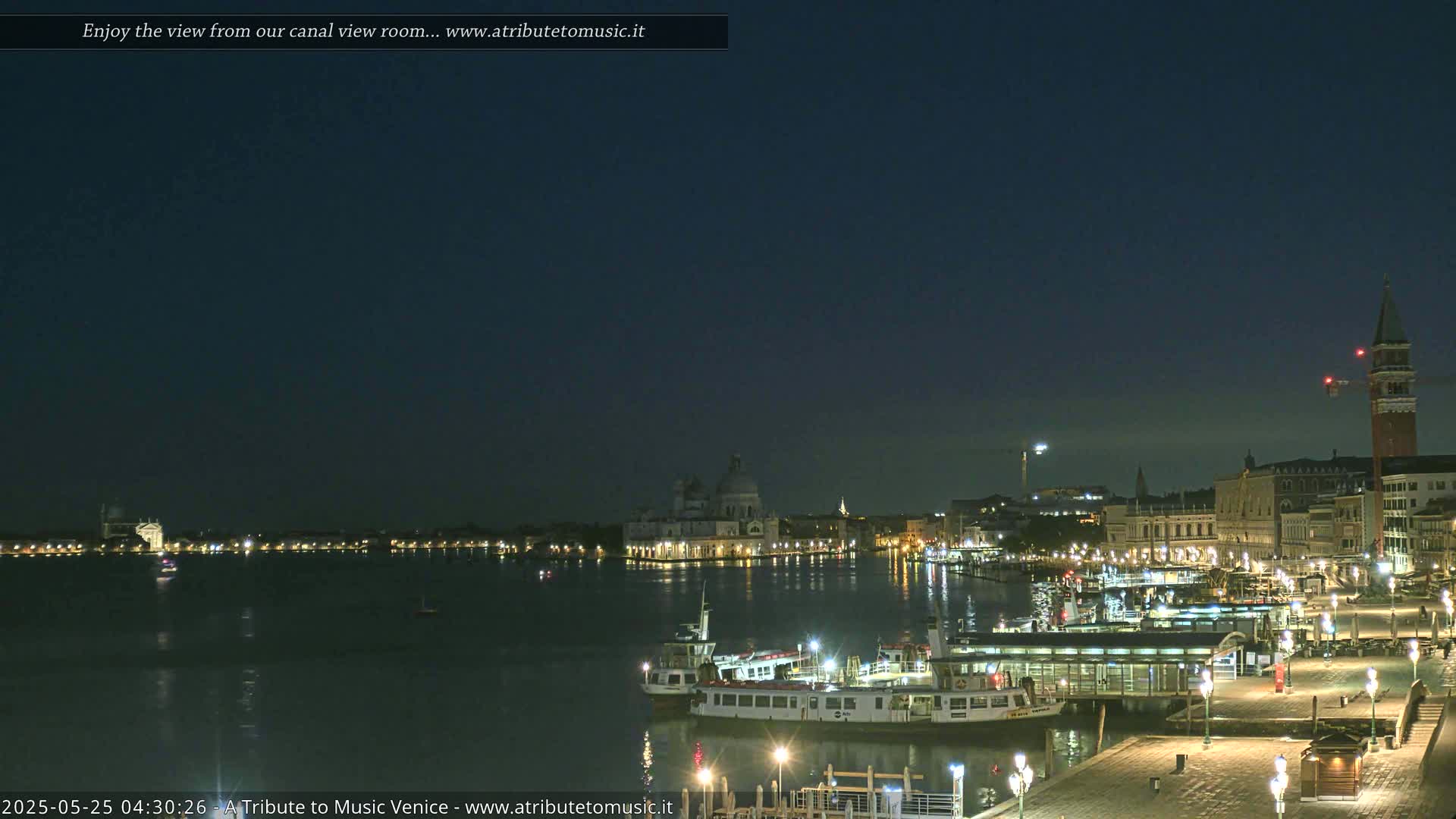 Venice City Live Cam from St. Mark's Basin - Veneto, Italy
