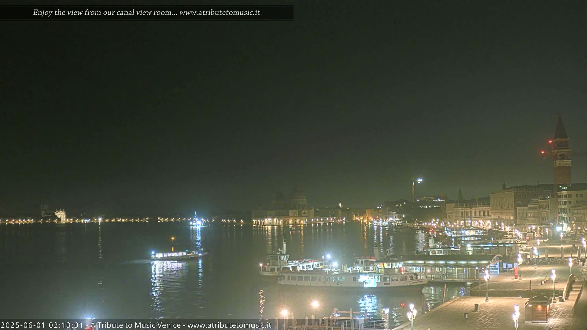  Venice City Live Cam from St. Mark's Basin - Veneto, Italy