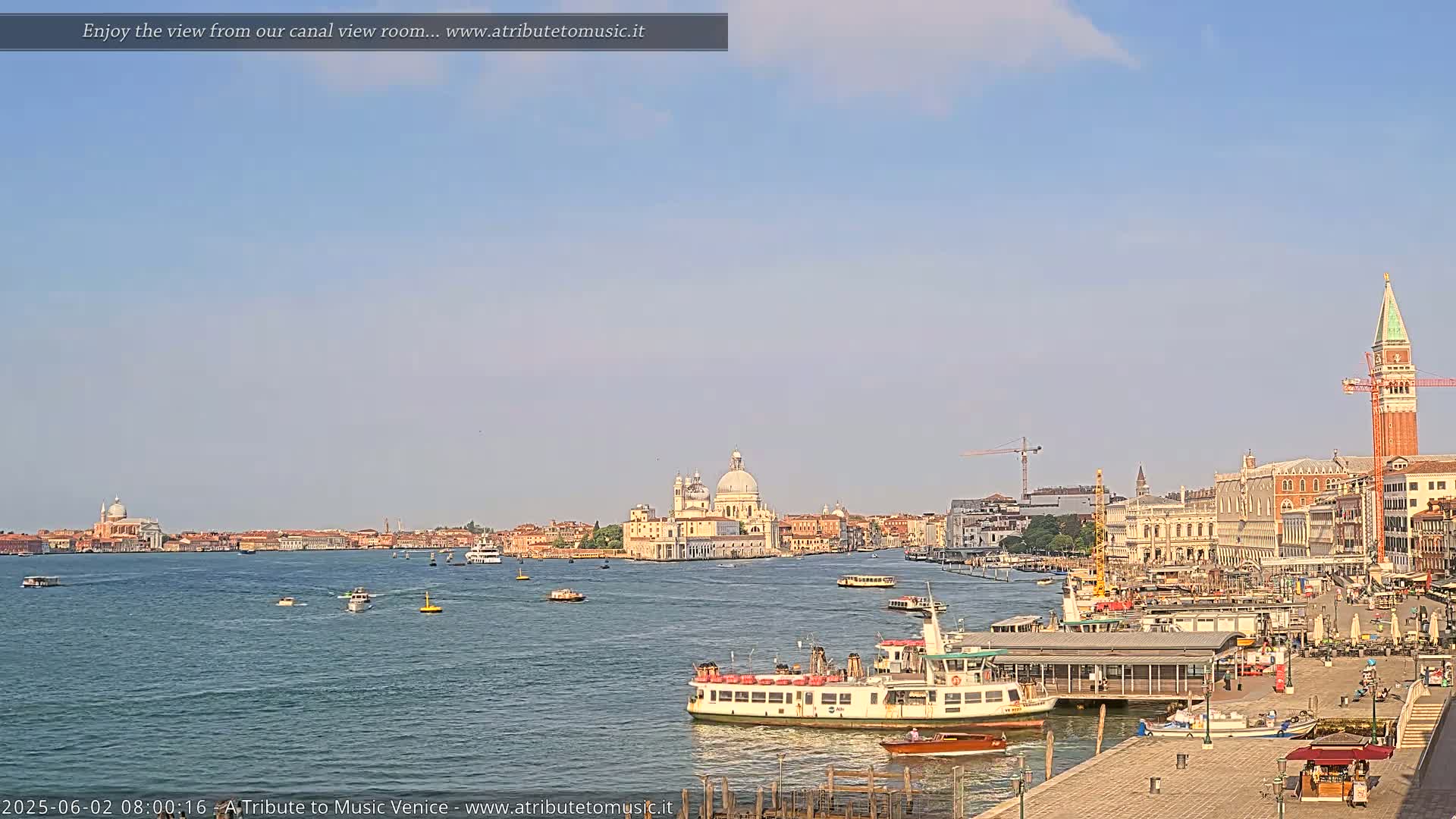  Venice City Live Cam from St. Mark's Basin - Veneto, Italy