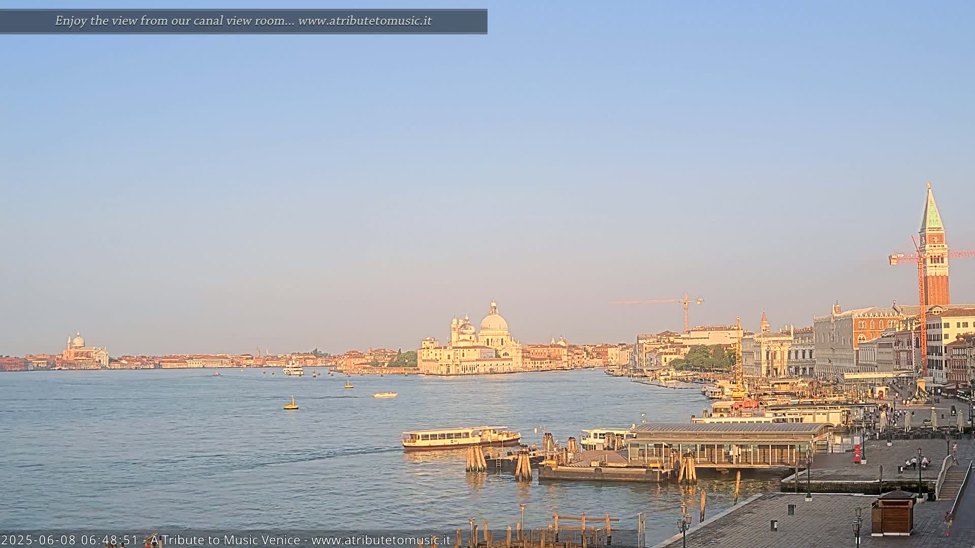  Venice City Live Cam from St. Mark's Basin - Veneto, Italy