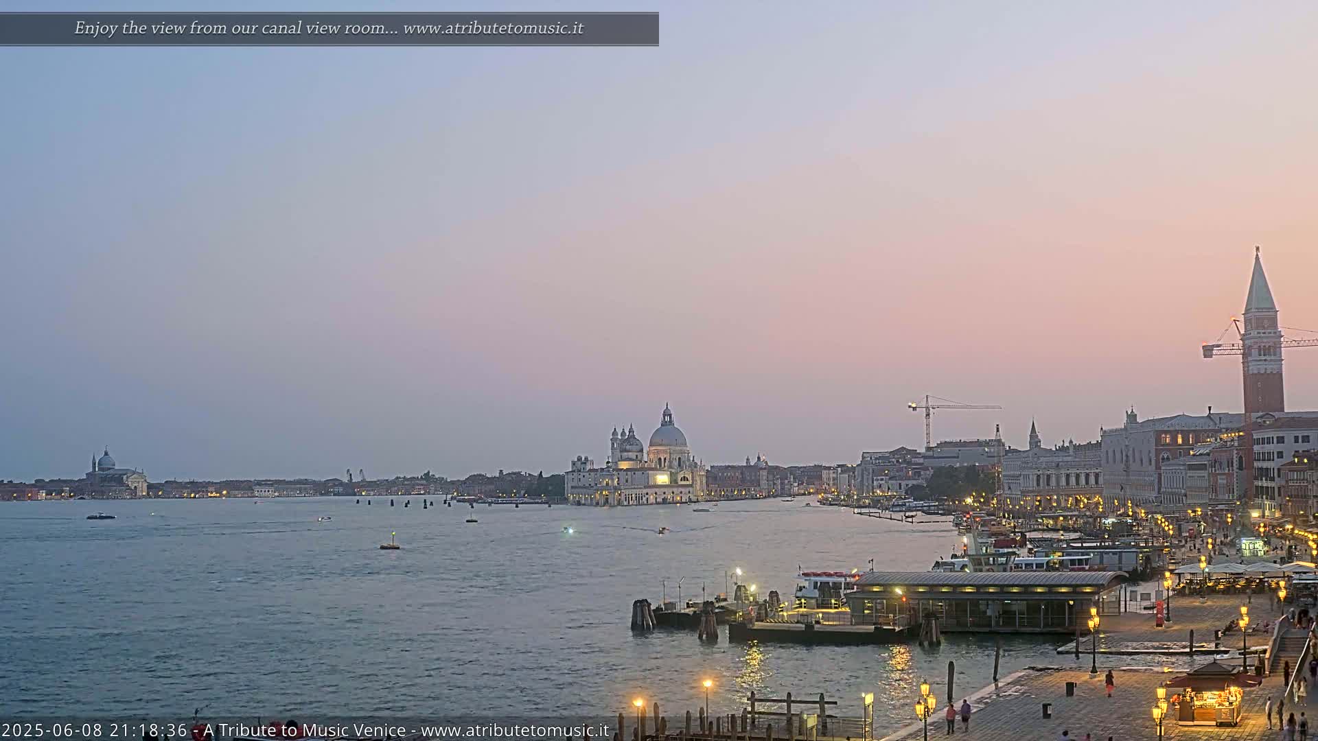  Venice City Live Cam from St. Mark's Basin - Veneto, Italy
