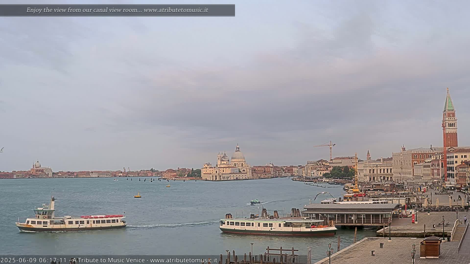  Venice City Live Cam from St. Mark's Basin - Veneto, Italy