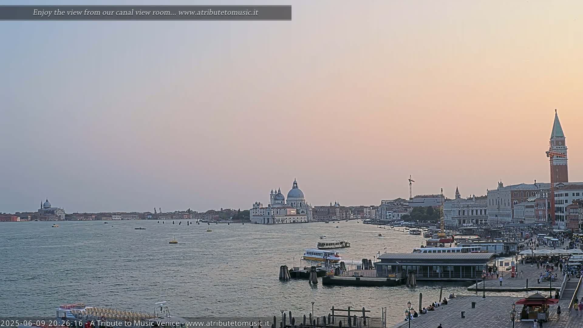  Venice City Live Cam from St. Mark's Basin - Veneto, Italy