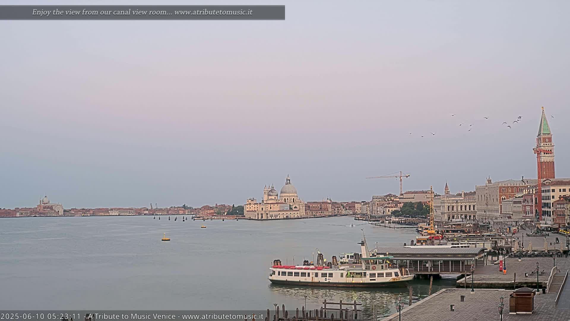  Venice City Live Cam from St. Mark's Basin - Veneto, Italy