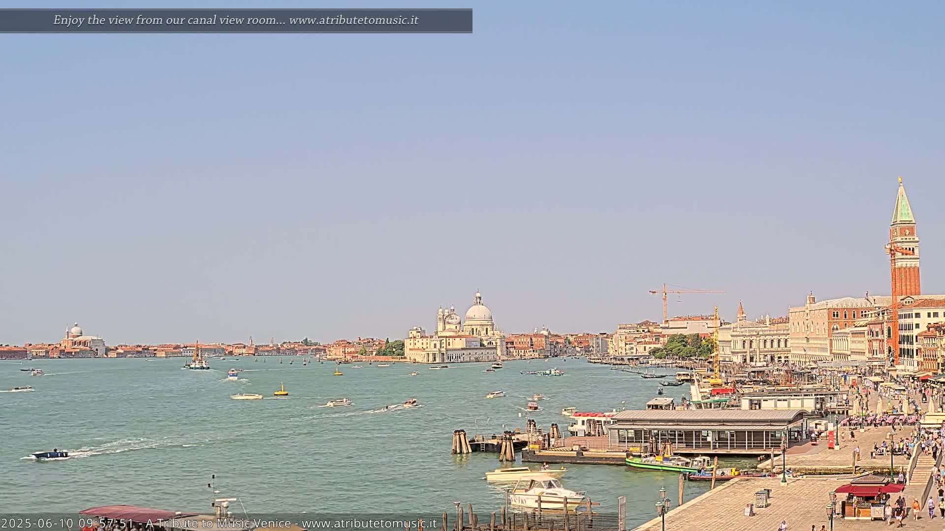  Venice City Live Cam from St. Mark's Basin - Veneto, Italy