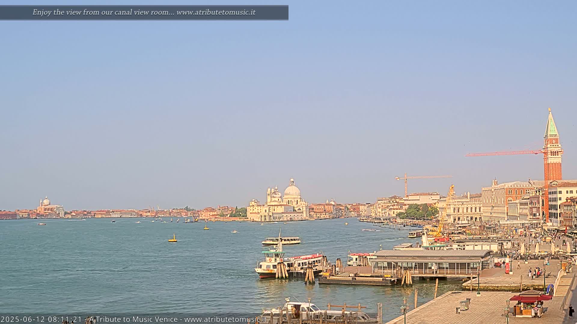  Venice City Live Cam from St. Mark's Basin - Veneto, Italy