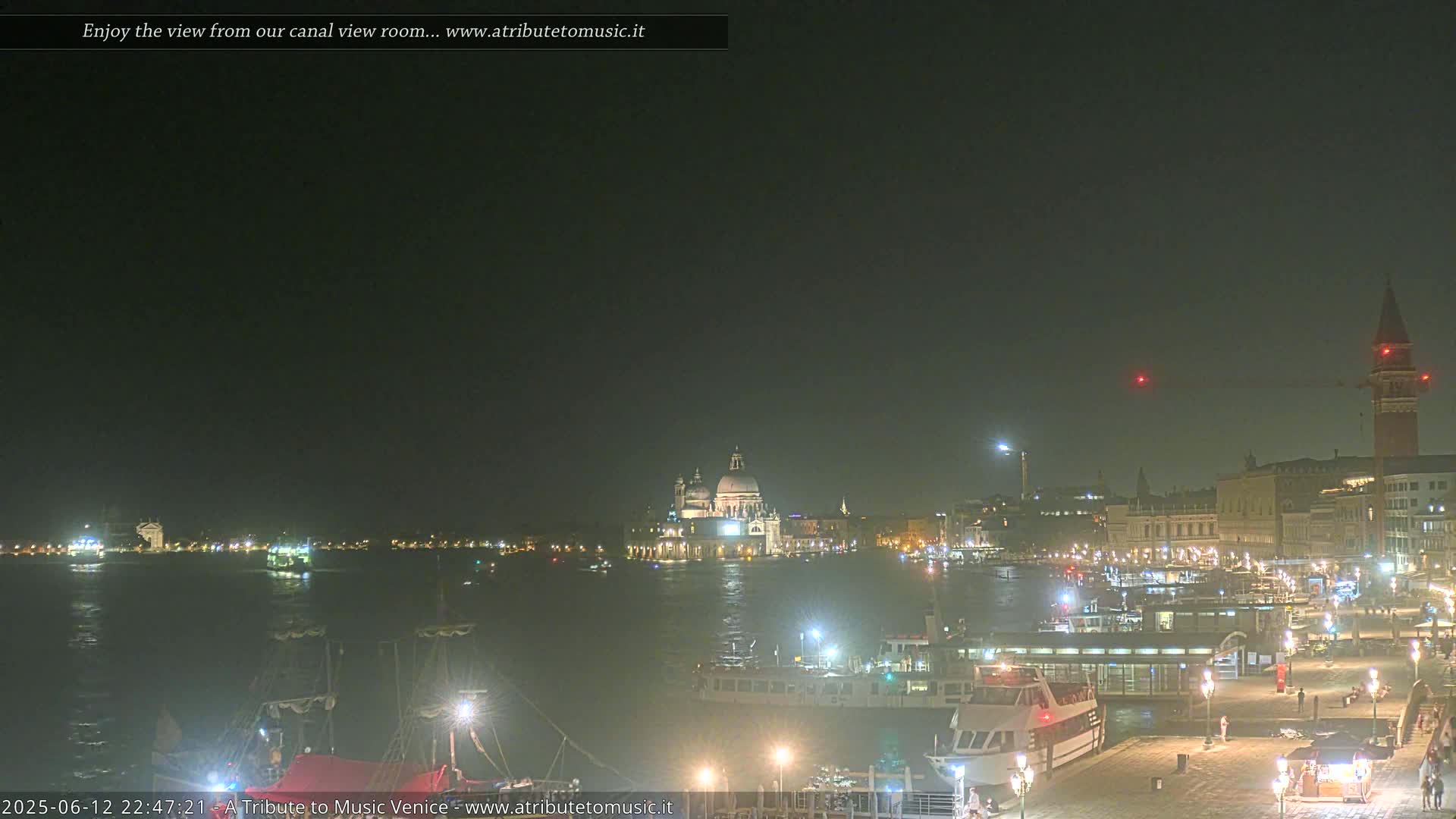  Venice City Live Cam from St. Mark's Basin - Veneto, Italy