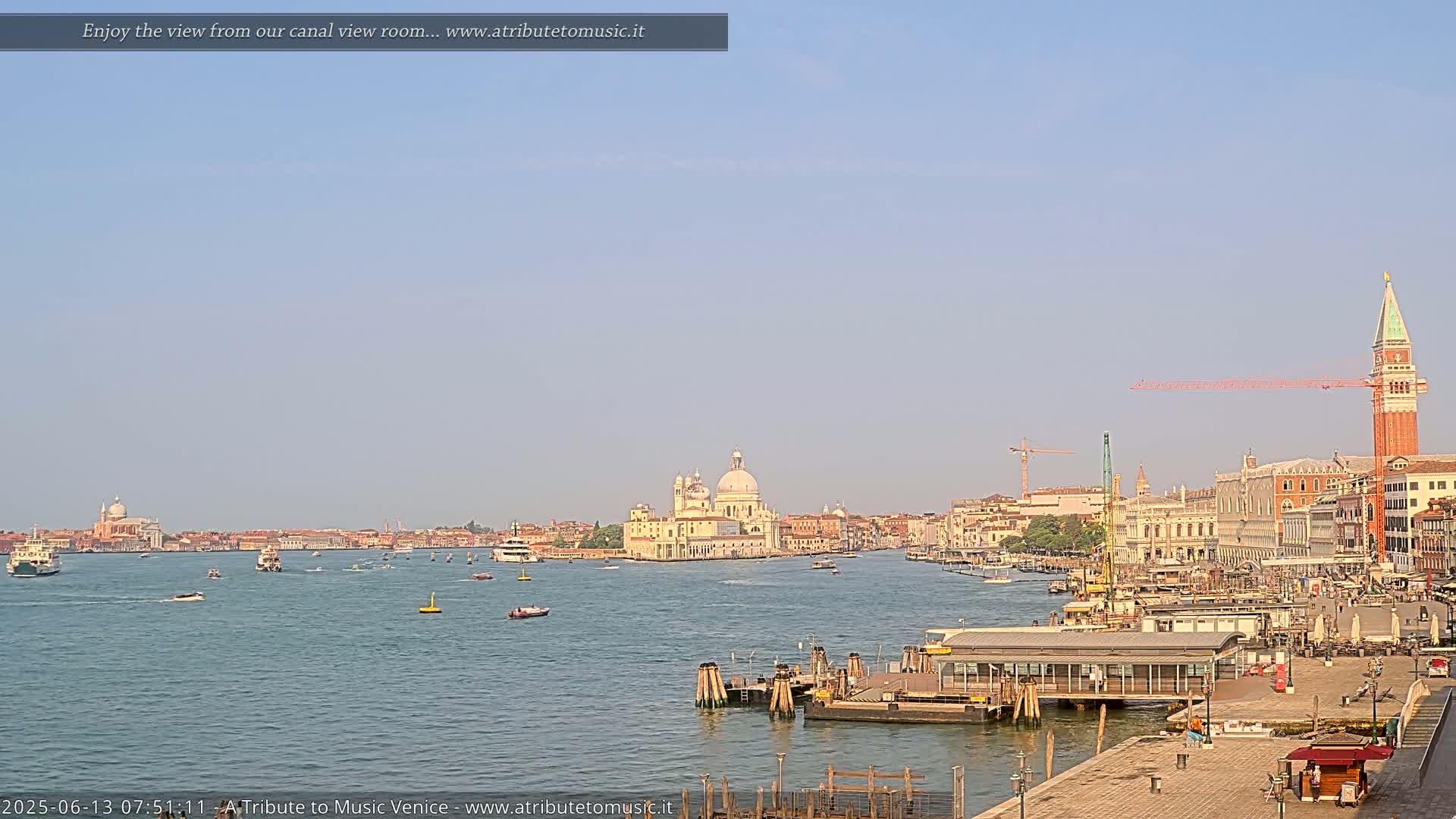  Venice City Live Cam from St. Mark's Basin - Veneto, Italy