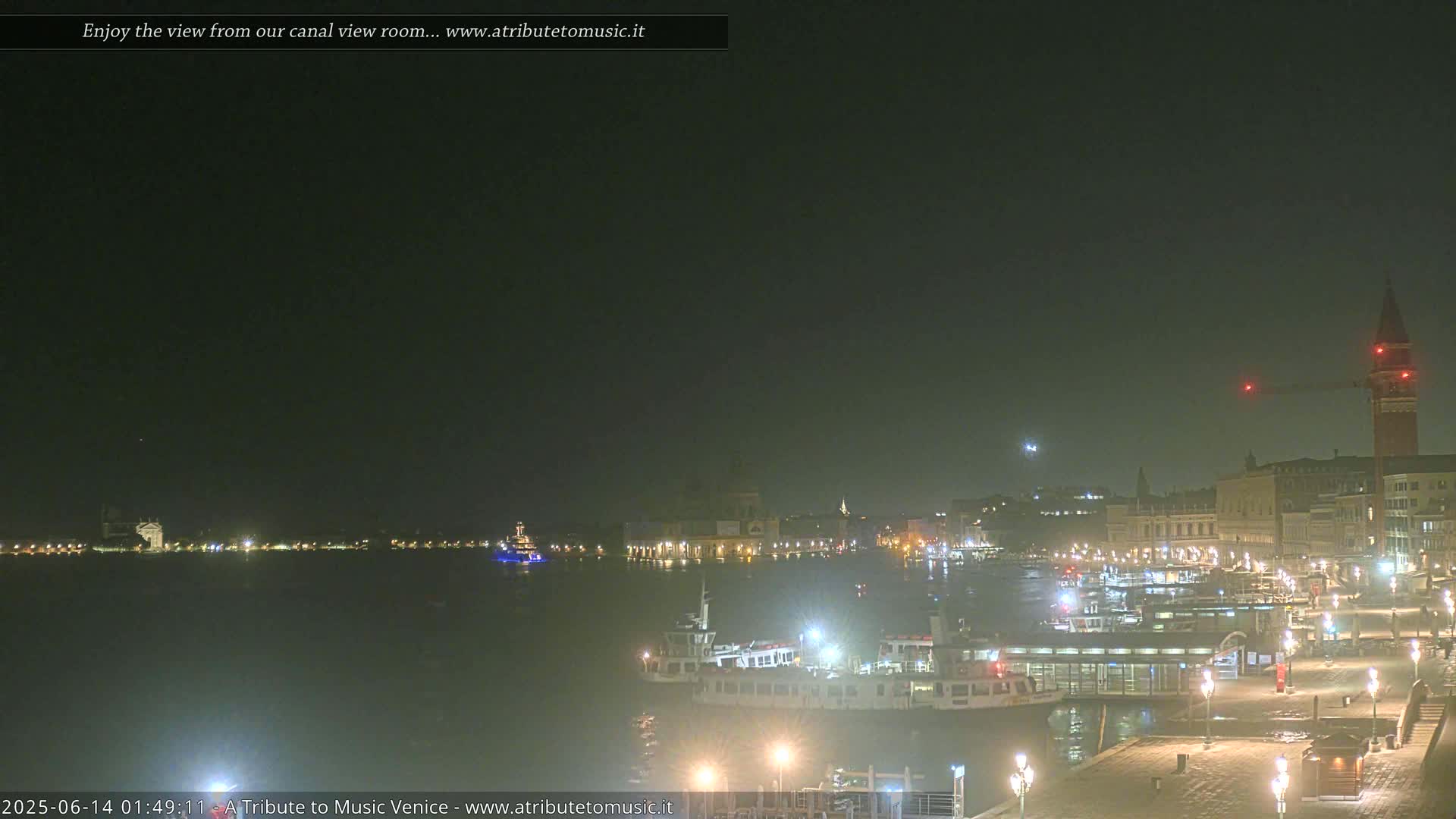  Venice City Live Cam from St. Mark's Basin - Veneto, Italy