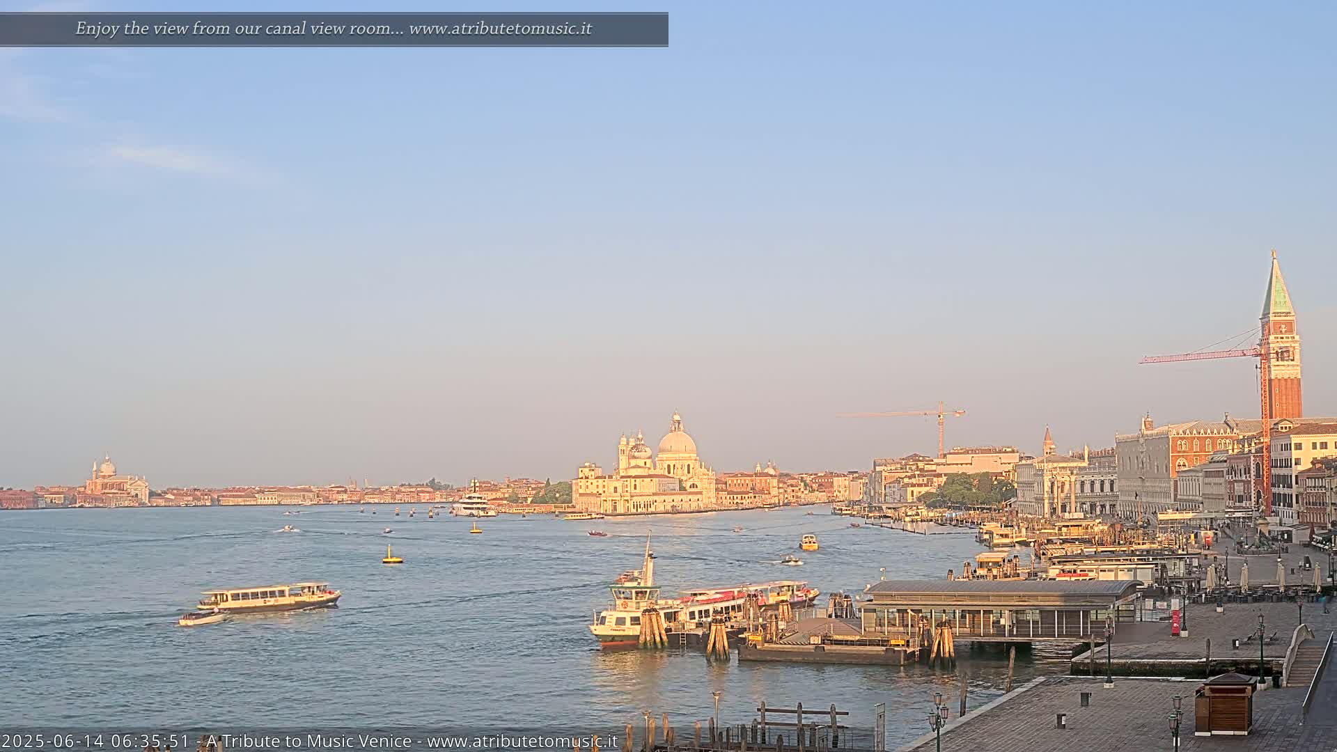  Venice City Live Cam from St. Mark's Basin - Veneto, Italy