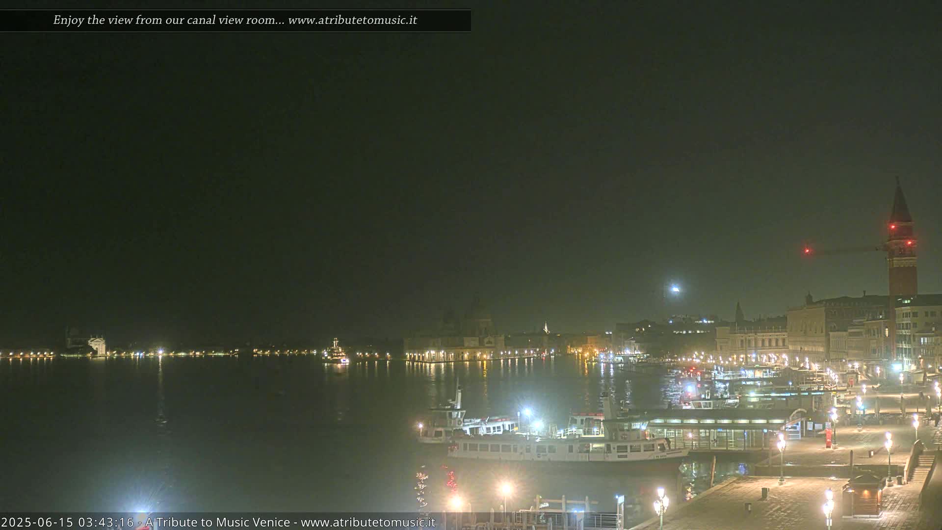  Venice City Live Cam from St. Mark's Basin - Veneto, Italy