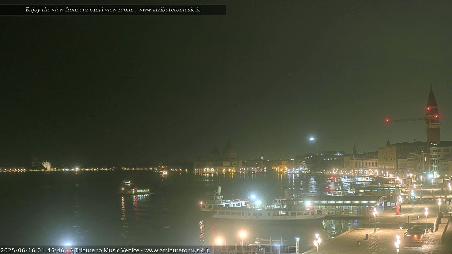  Venice City Live Cam from St. Mark's Basin - Veneto, Italy