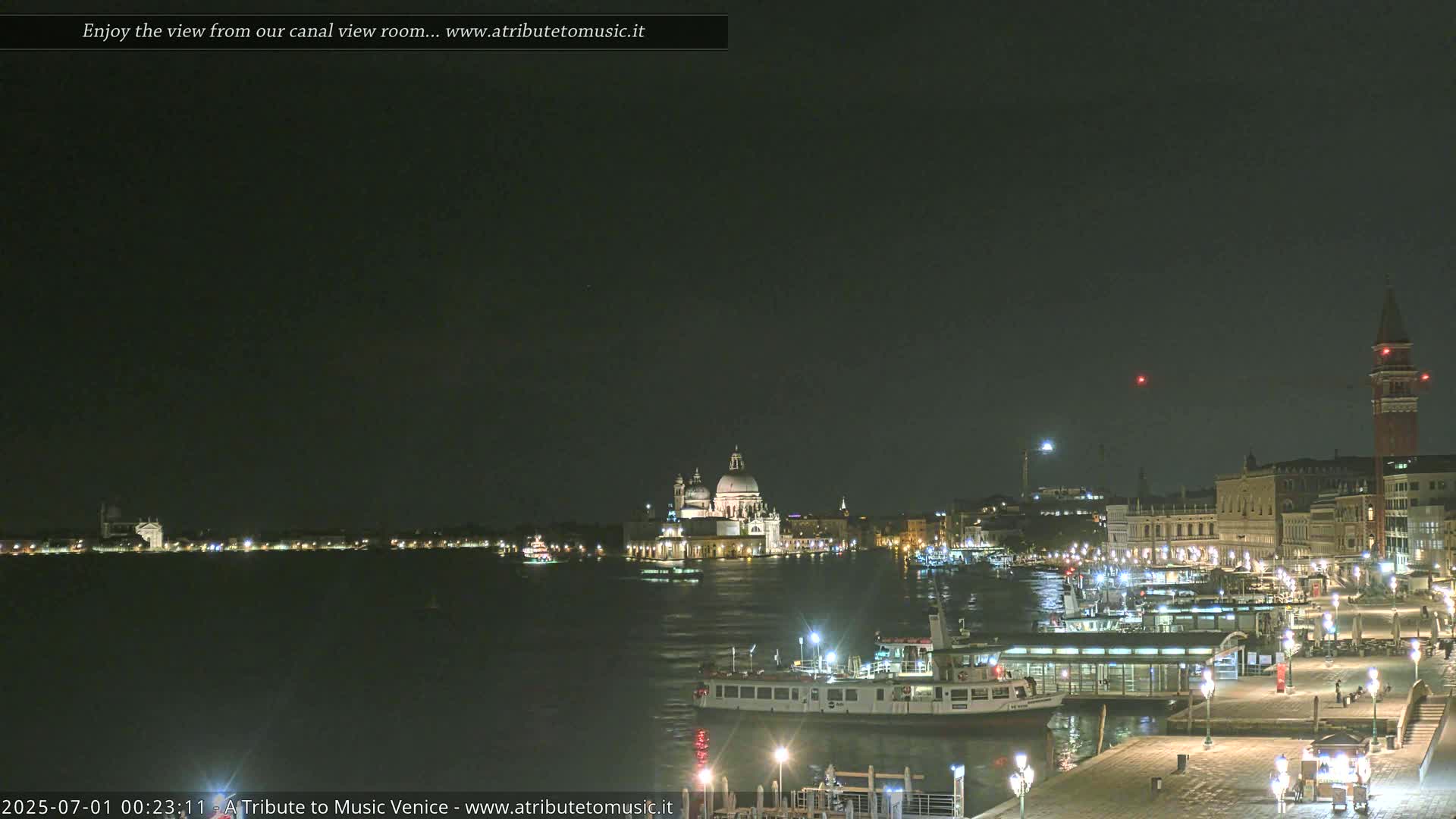 Venice City Live Cam from St. Mark's Basin - Venice, Veneto, Italy