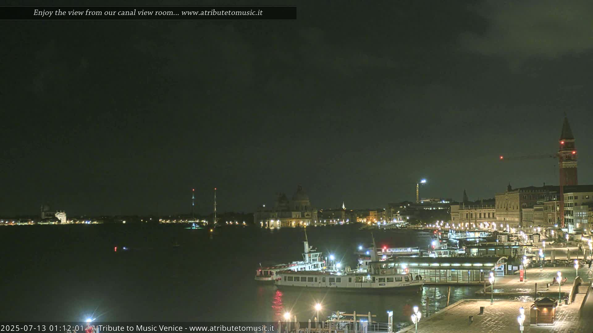 Venice City Live Cam from St. Mark's Basin - Venice, Veneto, Italy