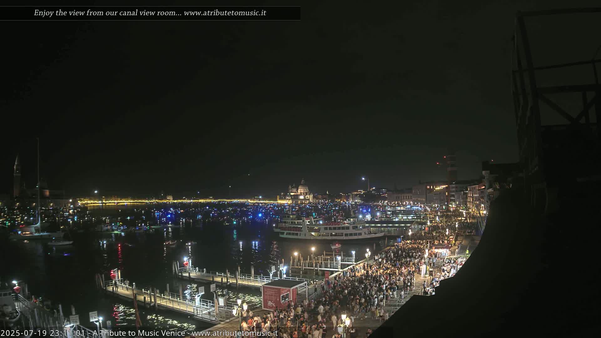 Venice City Live Cam from St. Mark's Basin - Venice, Veneto, Italy