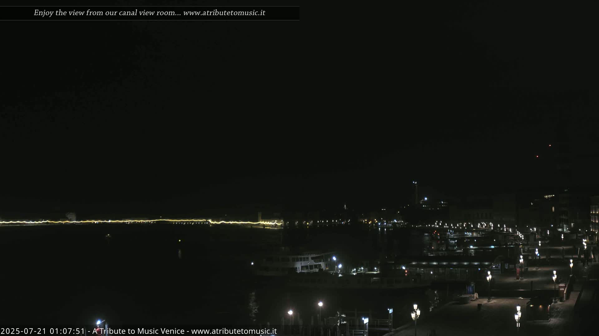 Venice City Live Cam from St. Mark's Basin - Venice, Veneto, Italy