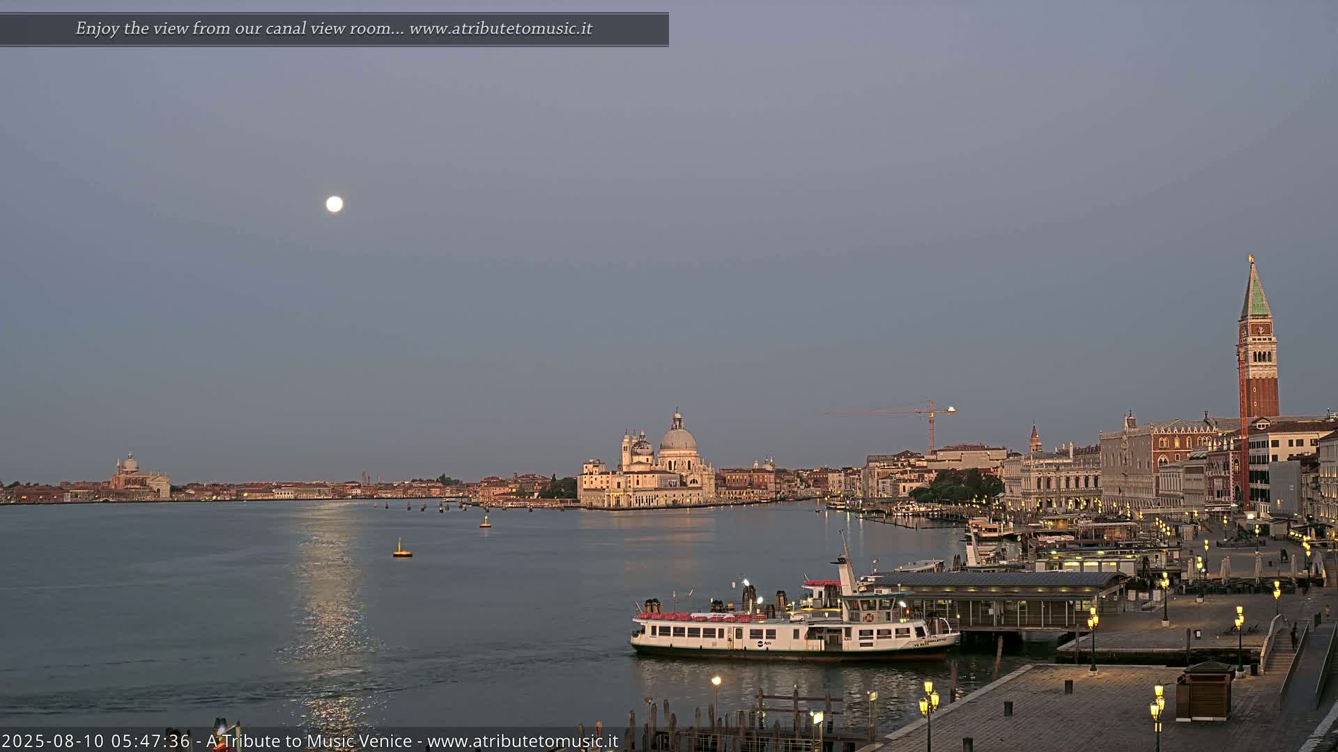 Venice City Live Cam from St. Mark's Basin - Venice, Veneto, Italy