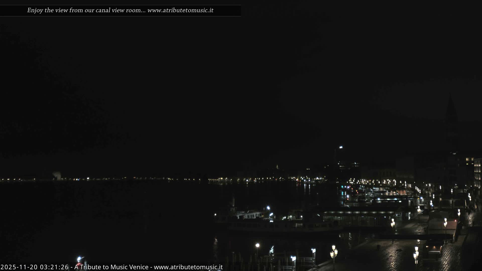 Venice City Live Cam from St. Mark's Basin - Venice, Veneto, Italy