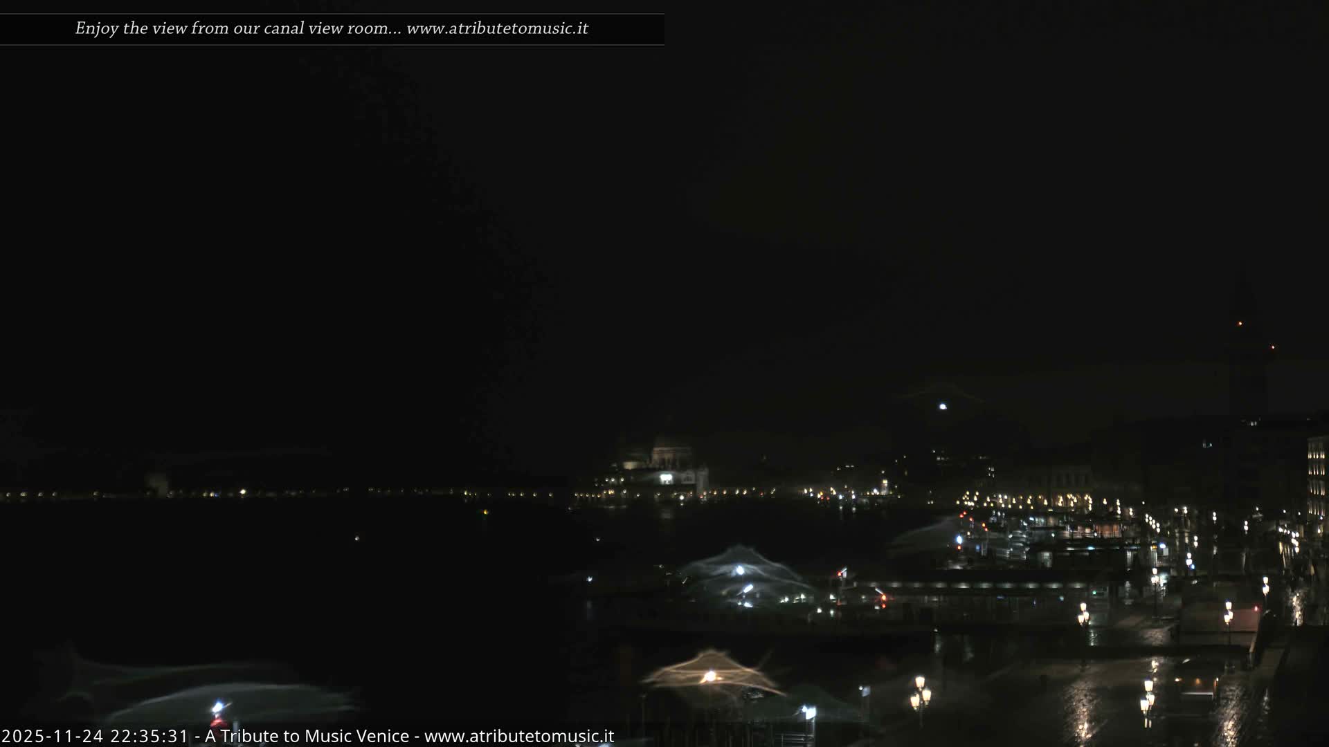 Venice City Live Cam from St. Mark's Basin - Venice, Veneto, Italy