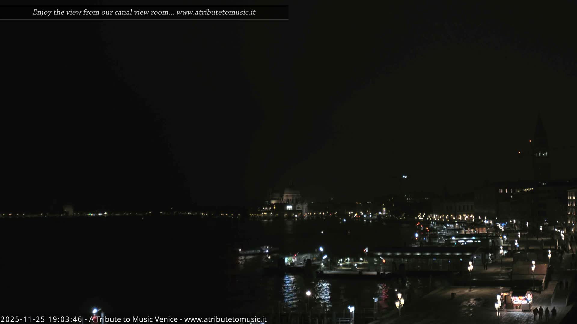 Venice City Live Cam from St. Mark's Basin - Venice, Veneto, Italy