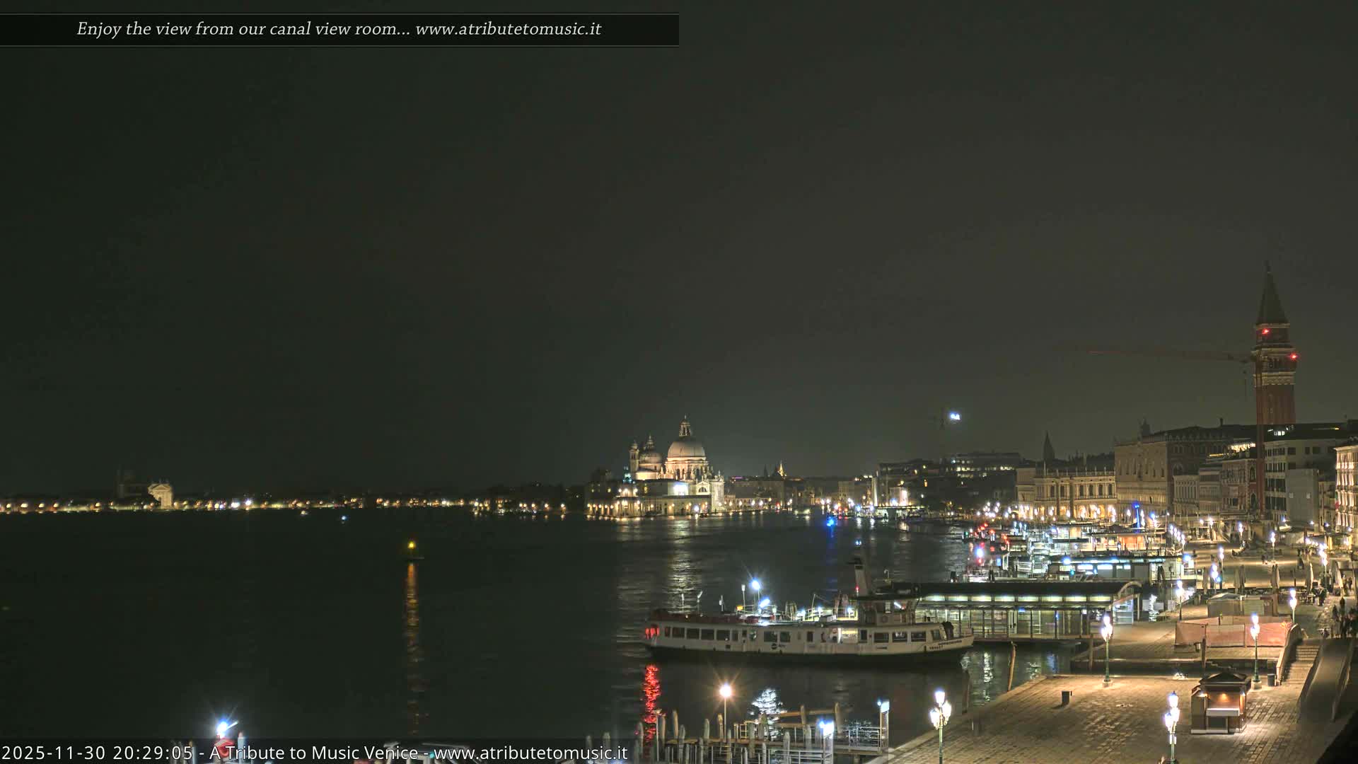 Venice City Live Cam from St. Mark's Basin - Venice, Veneto, Italy
