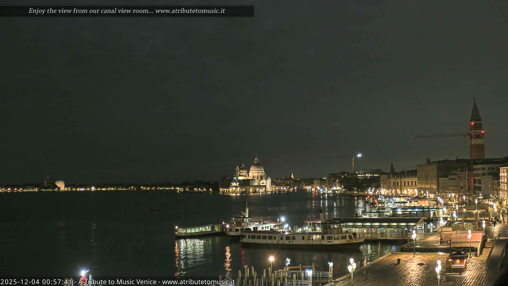 Venice City Live Cam from St. Mark's Basin - Venice, Veneto, Italy