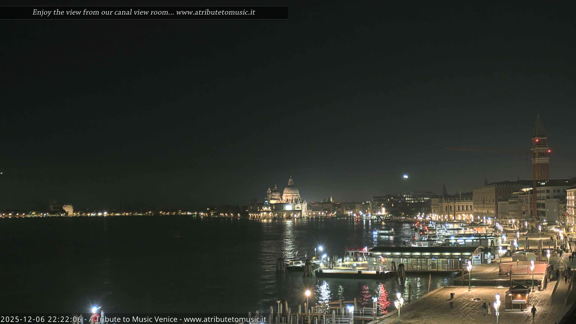 Venice City Live Cam from St. Mark's Basin - Venice, Veneto, Italy