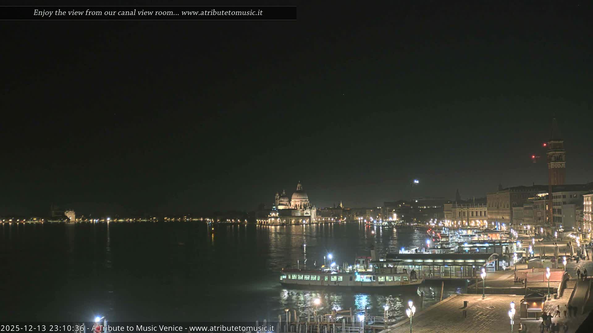 Venice City Live Cam from St. Mark's Basin - Venice, Veneto, Italy