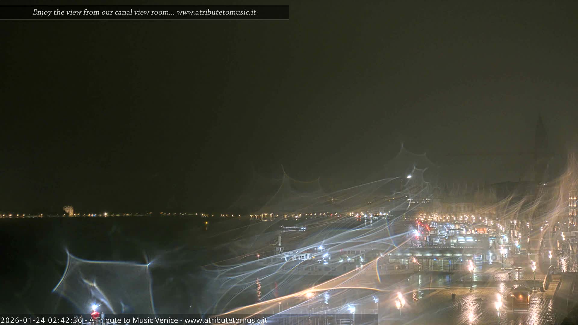Venice City Live Cam from St. Mark's Basin - Venice, Veneto, Italy