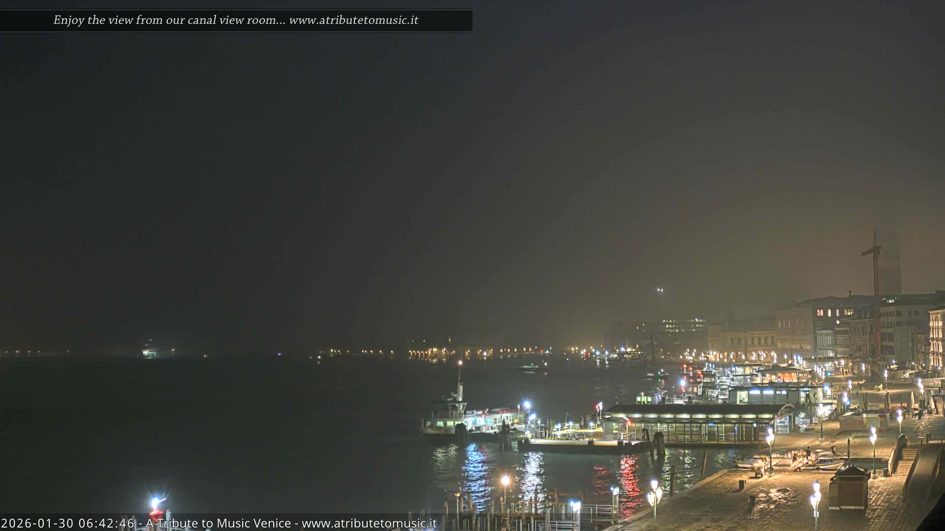 Venice City Live Cam from St. Mark's Basin - Venice, Veneto, Italy