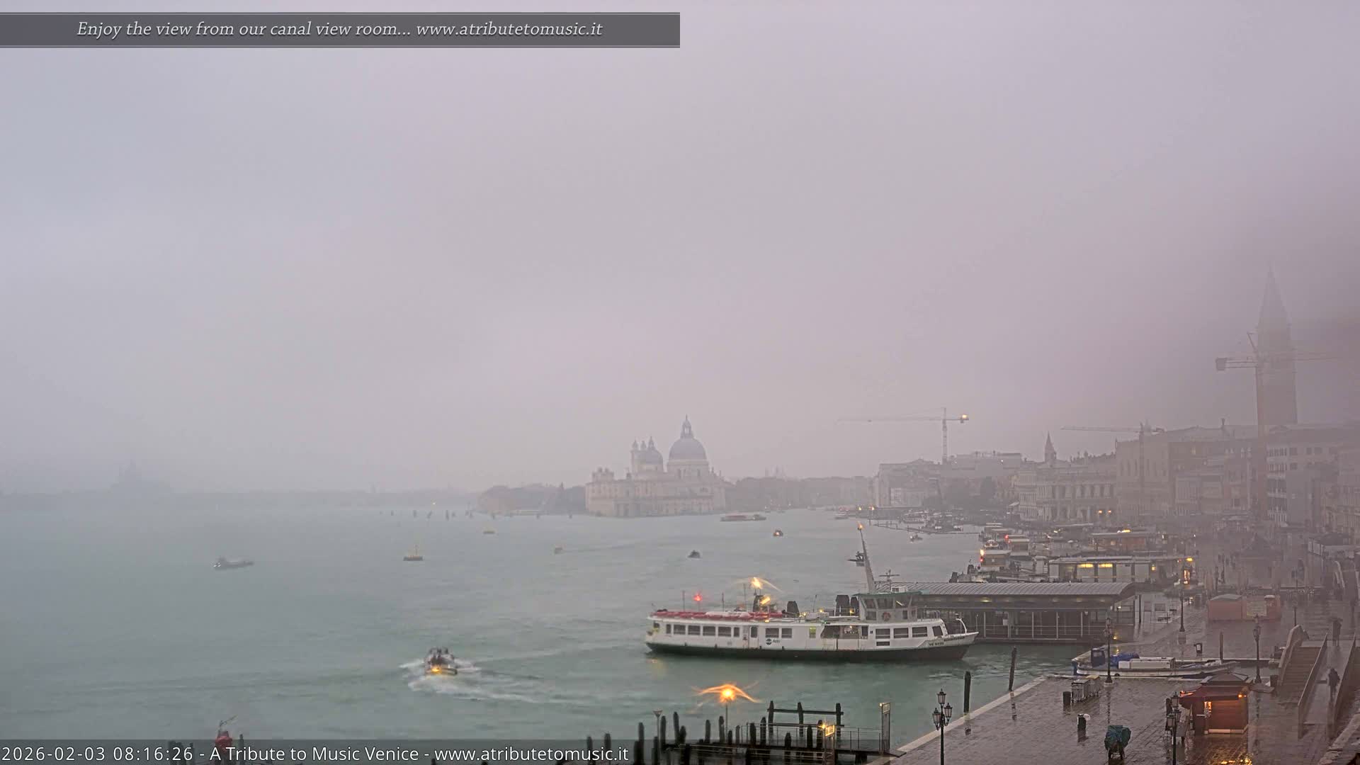 Venice City Live Cam from St. Mark's Basin - Venice, Veneto, Italy