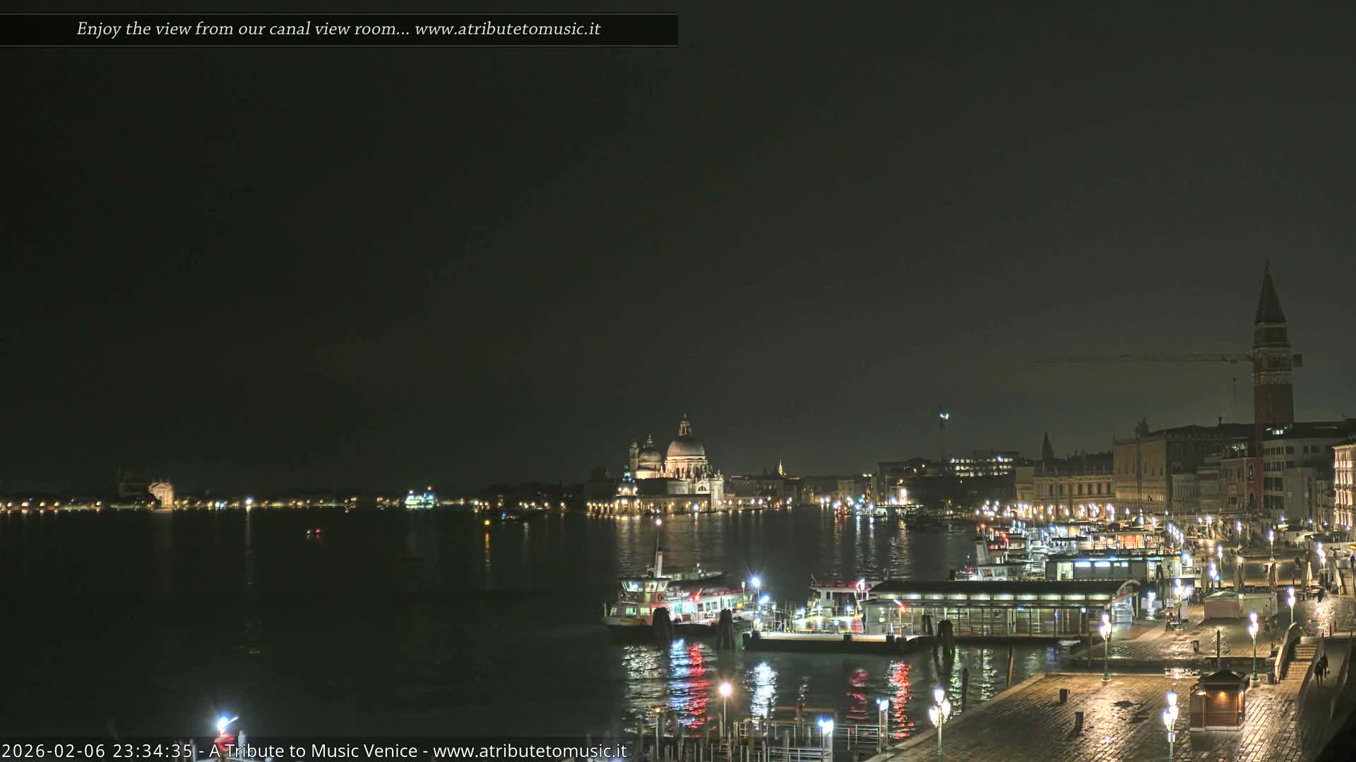 Venice City Live Cam from St. Mark's Basin - Venice, Veneto, Italy