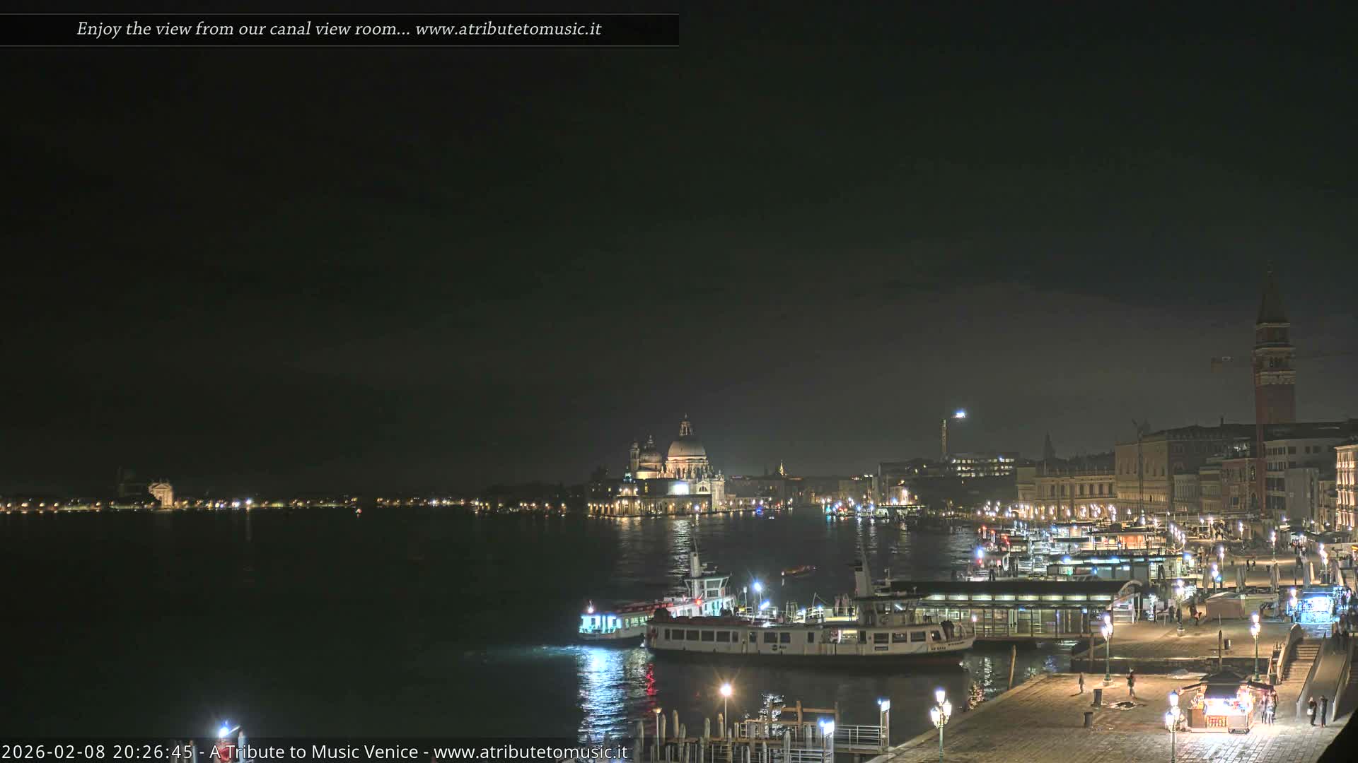 Venice City Live Cam from St. Mark's Basin - Venice, Veneto, Italy