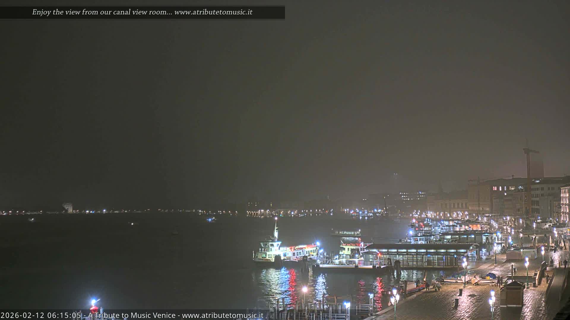 Venice City Live Cam from St. Mark's Basin - Venice, Veneto, Italy