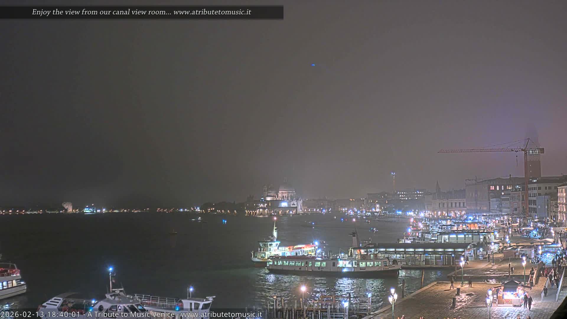 Venice City Live Cam from St. Mark's Basin - Venice, Veneto, Italy