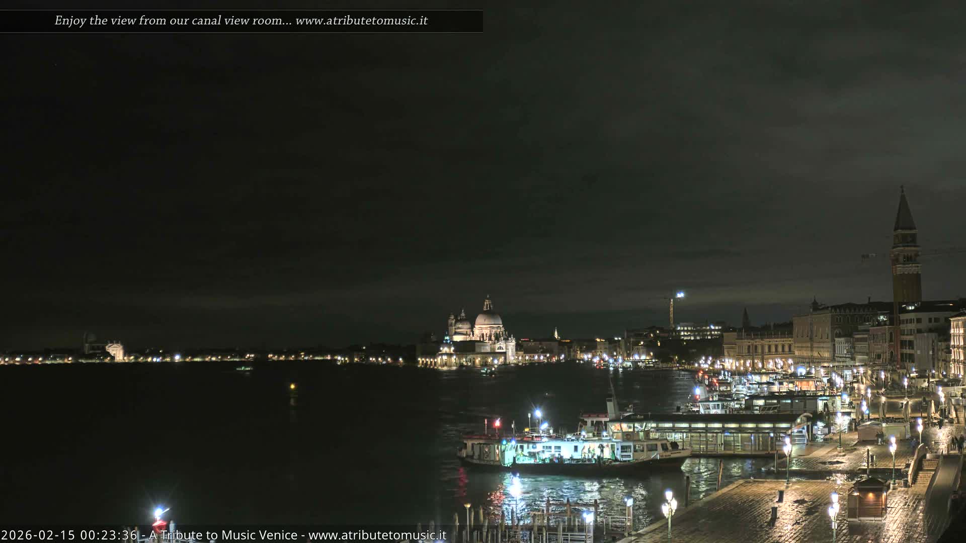 Venice City Live Cam from St. Mark's Basin - Venice, Veneto, Italy