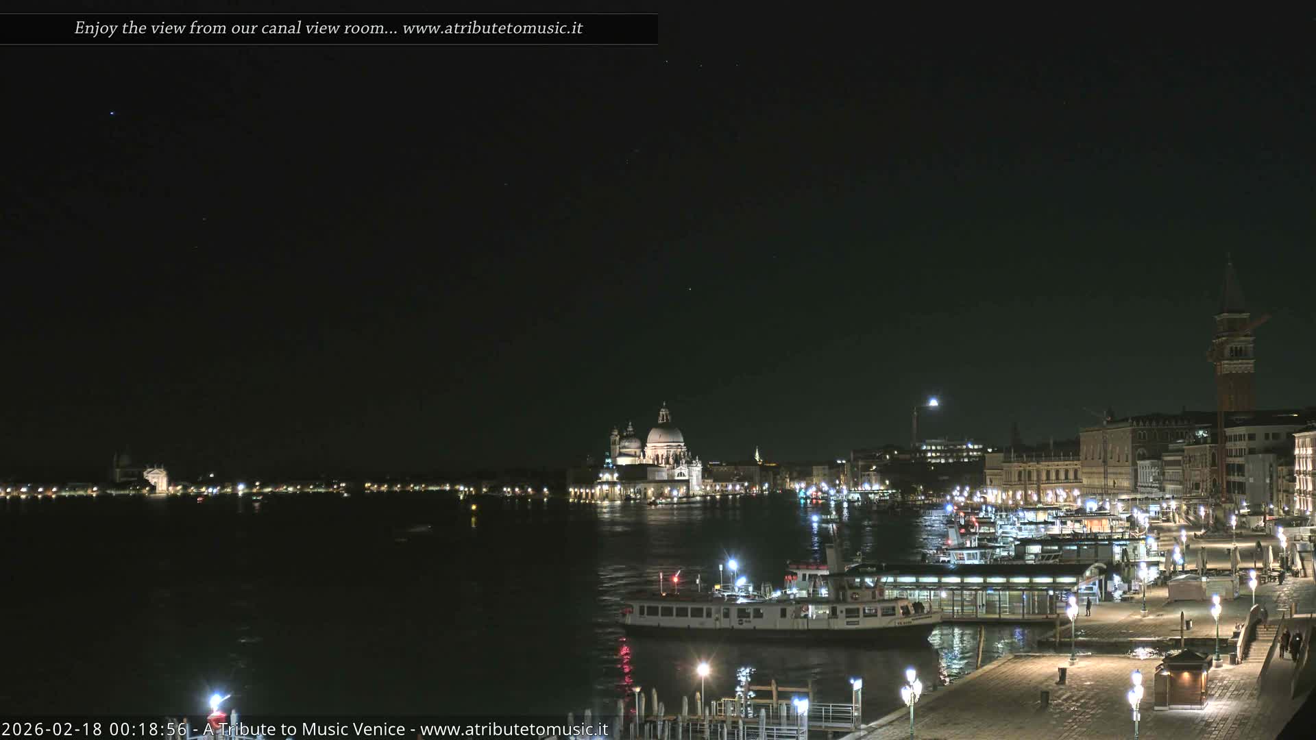 Venice City Live Cam from St. Mark's Basin - Venice, Veneto, Italy