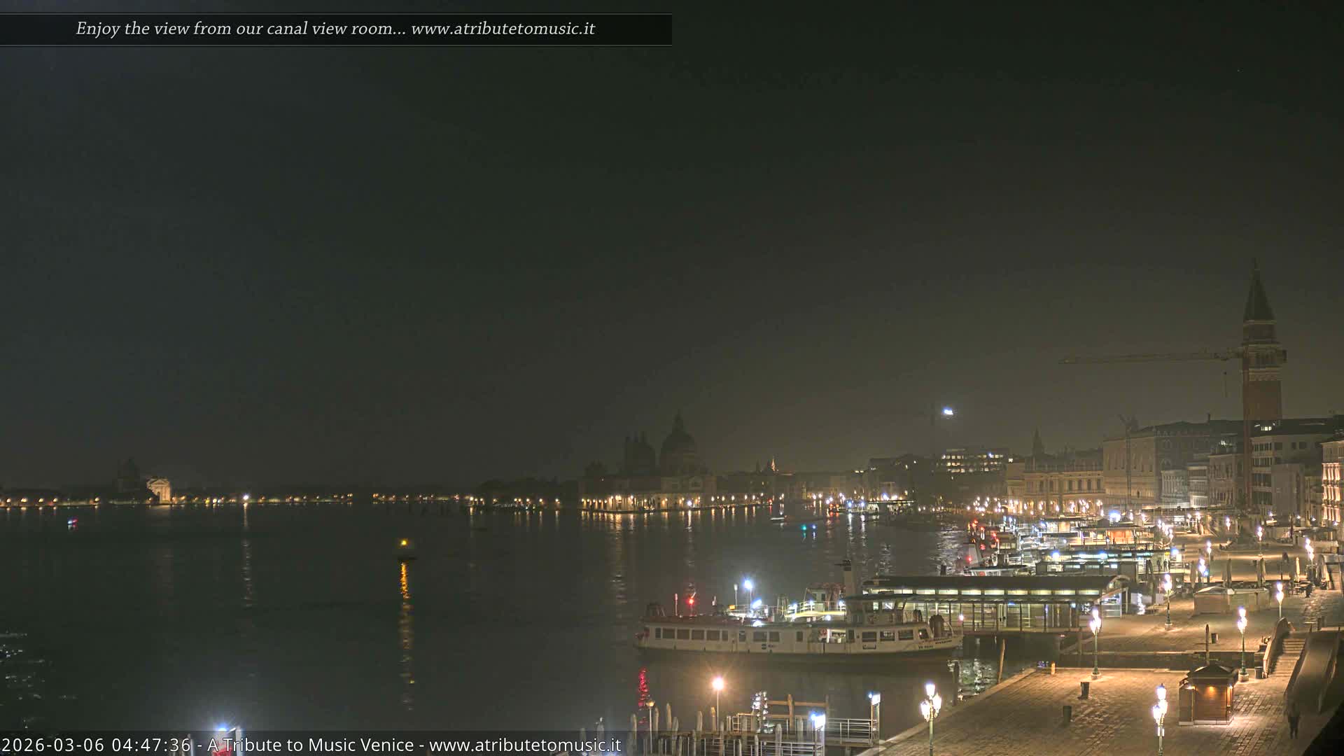 Venice City Live Cam from St. Mark's Basin - Venice, Veneto, Italy