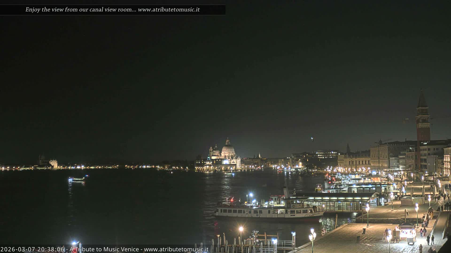 Venice City Live Cam from St. Mark's Basin - Venice, Veneto, Italy