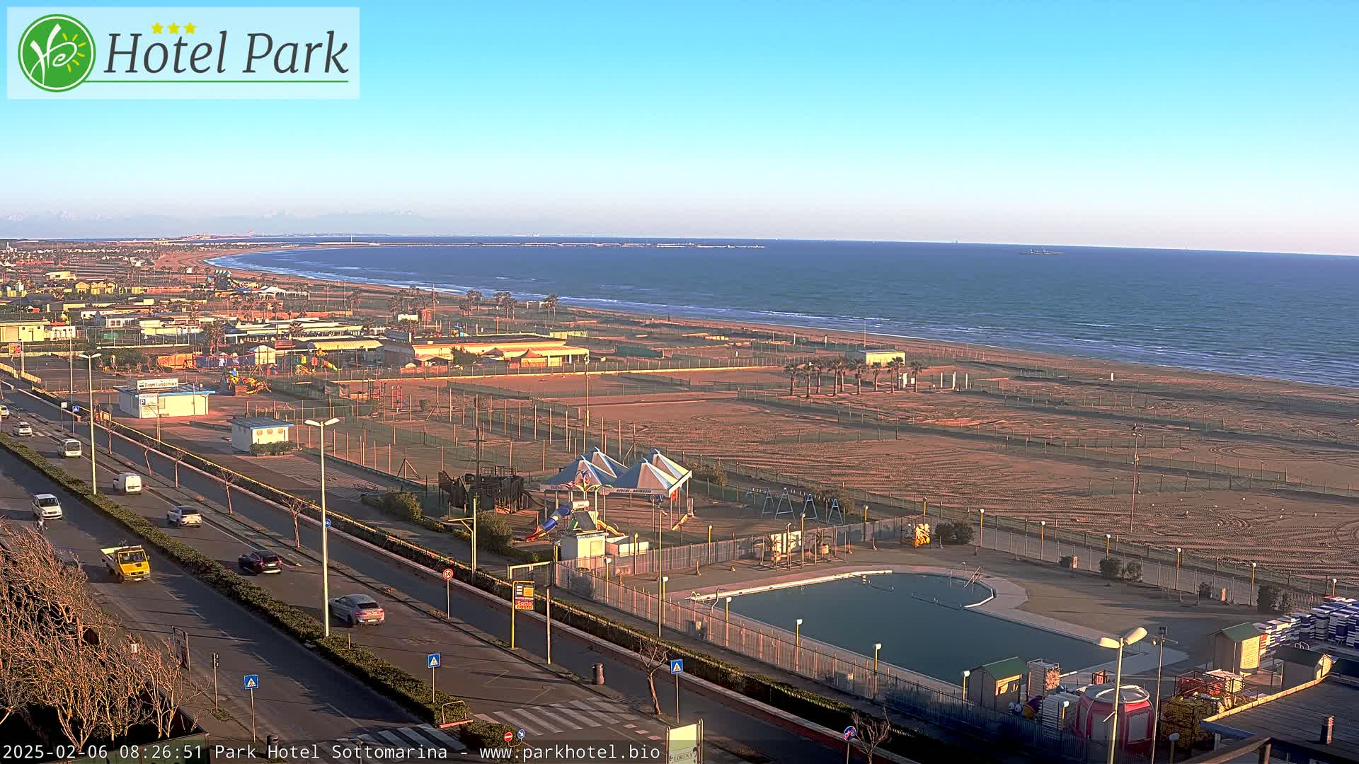 Chioggia Sottomarina Beach Panaromic Live Cam - Venice, Veneto, Italy