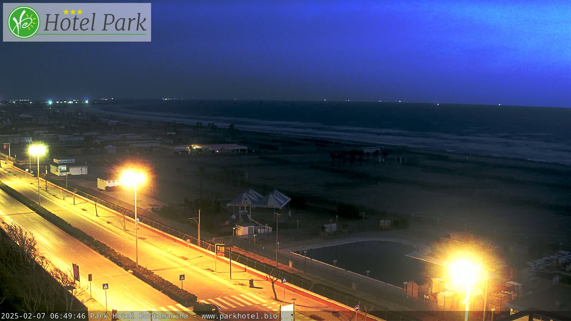 Chioggia Sottomarina Beach Panaromic Live Cam - Venice, Veneto, Italy