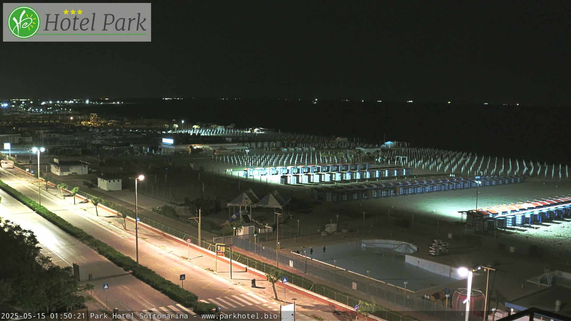 Chioggia Sottomarina Beach Panaromic Live Cam - Venice, Veneto, Italy