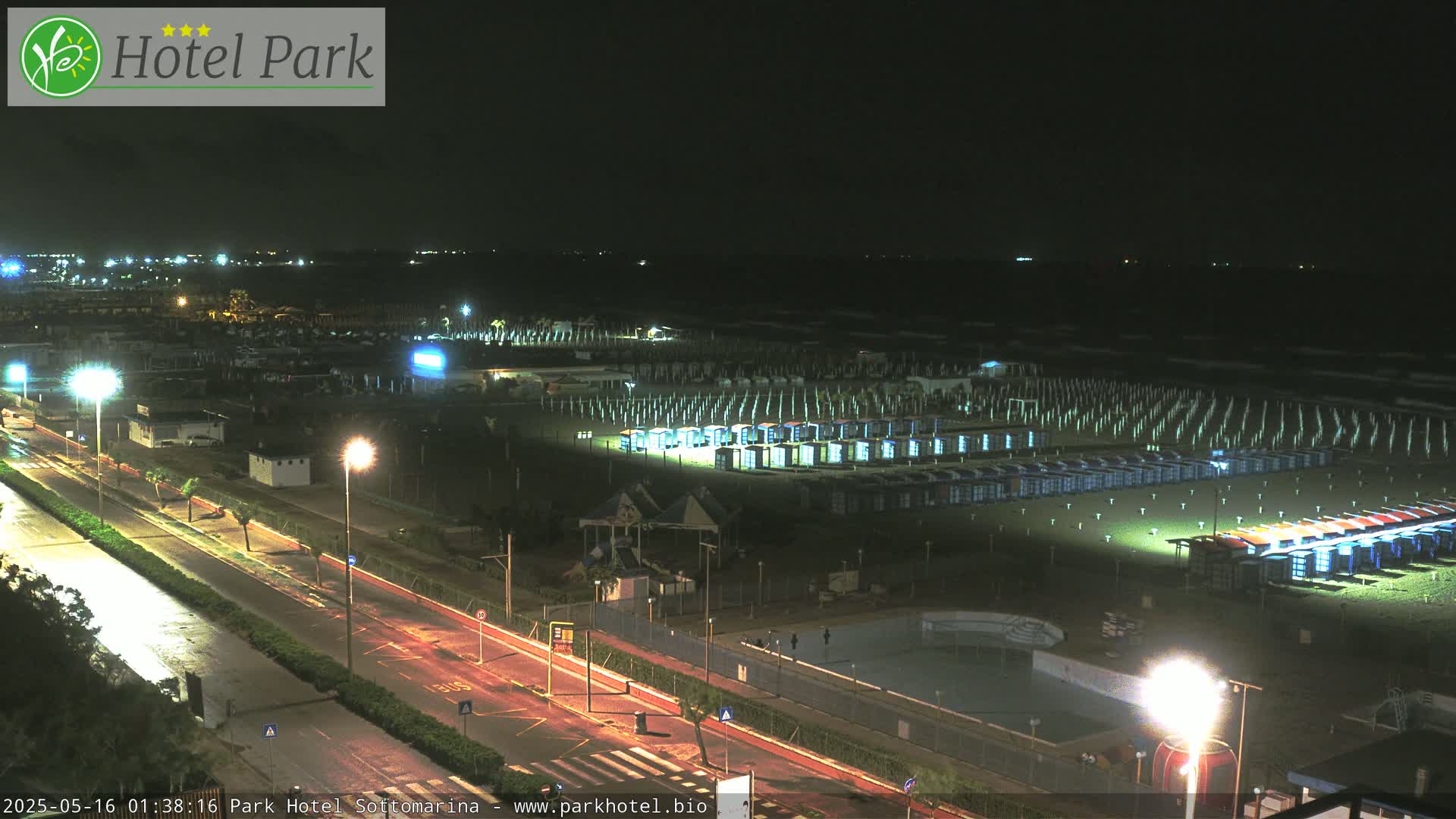 Chioggia Sottomarina Beach Panaromic Live Cam - Venice, Veneto, Italy