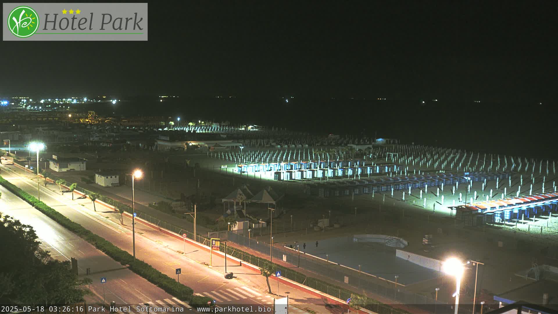 Chioggia Sottomarina Beach Panaromic Live Cam - Venice, Veneto, Italy