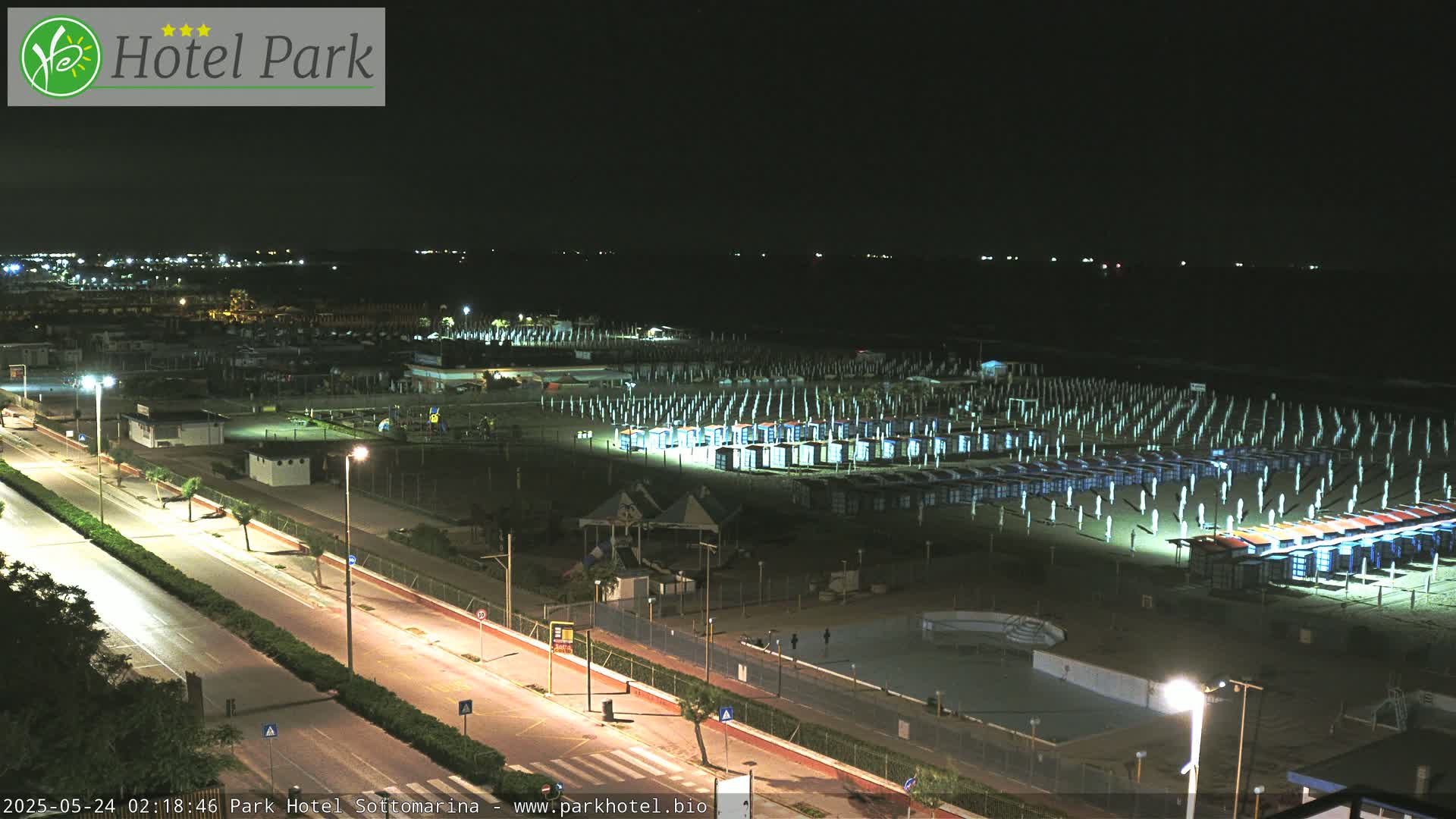 Chioggia Sottomarina Beach Panaromic Live Cam - Venice, Veneto, Italy