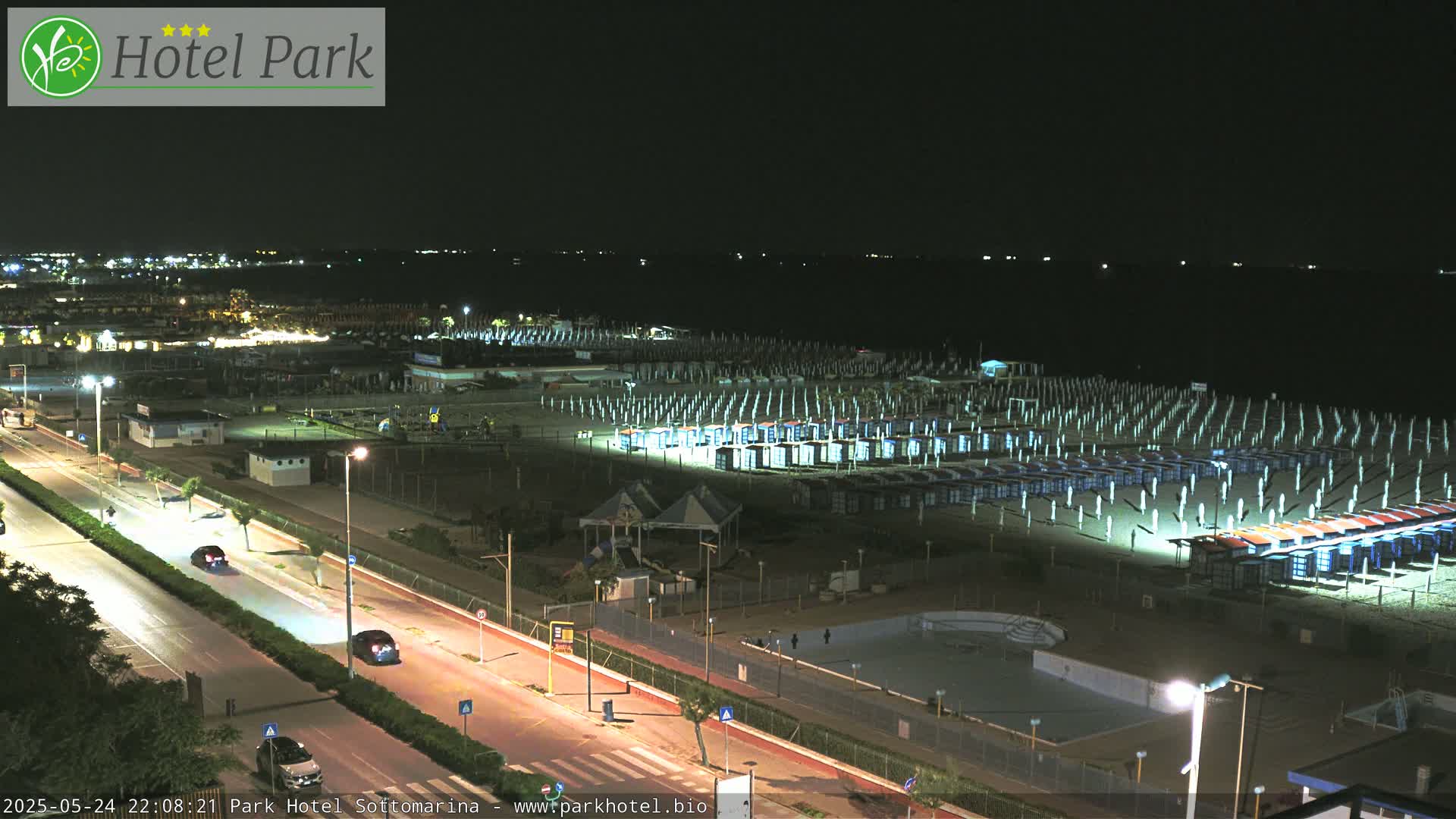 Chioggia Sottomarina Beach Panaromic Live Cam - Venice, Veneto, Italy
