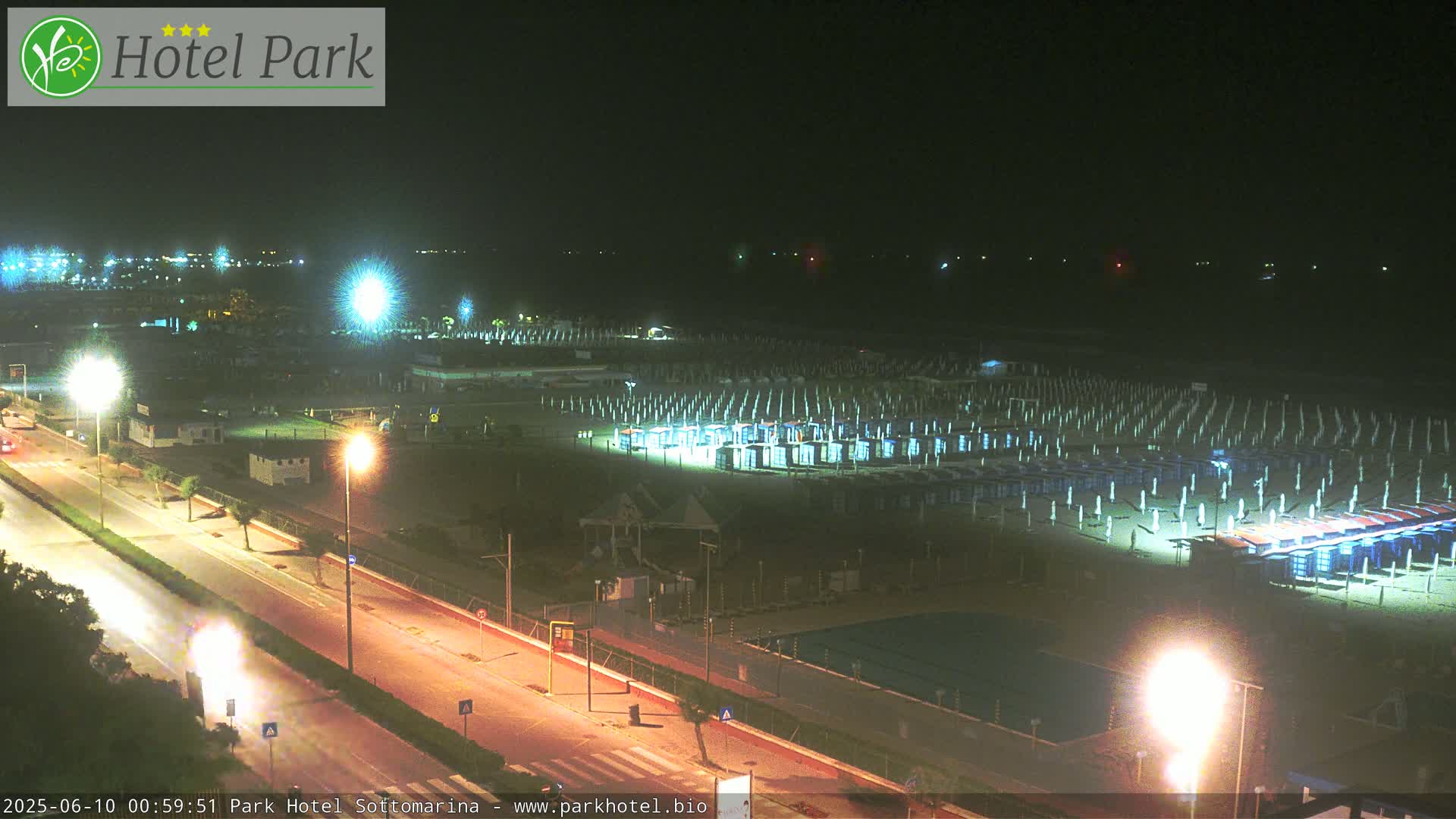 Chioggia Sottomarina Beach Panaromic Live Cam - Venice, Veneto, Italy
